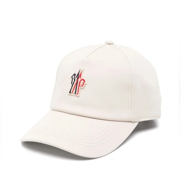 Moncler Grenoble Light Tan Baseball Cap in cotton gabardine o/s NEW unisex Light Beige Cotton Gabardine Baseball Cap - Hats & Beanies  main image 4